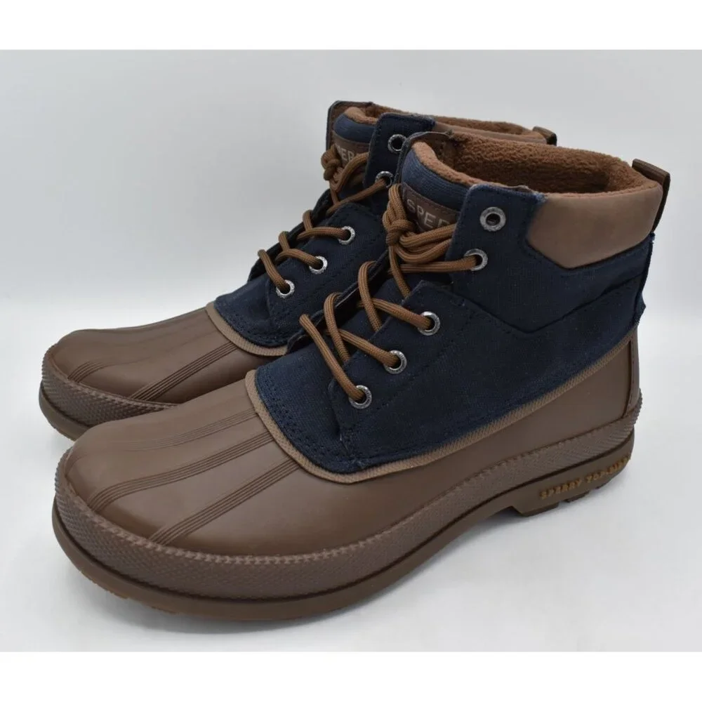 Sperry Mens Size 8 Cold Bay Waxed Marine Insulated Water Resistant Chukka‎ Boots